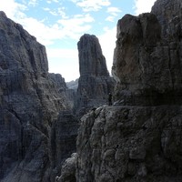 Via Ferrata del Bochette Centrali - faceau Campanile Basso