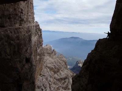 Via Ferrata del Bochette Centrali - ambiance