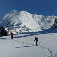 Face à la Dent du Corbeau