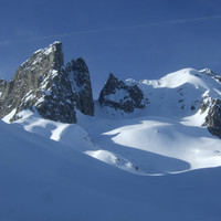 Aiguille, coup de sabre et pointe de la Balme