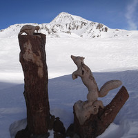 Balisage original menant au refuge du Mont Fallère depuis Vetan