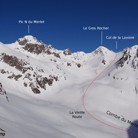 Col de la Lavoire - versant SW
