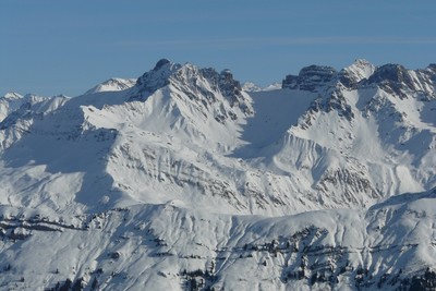 Brèche de Parozan, versant W Brèche de Parozan, versant W