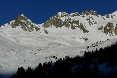 Rocher et col de Sarvatan, Faux Gros Villan et Petit Villan