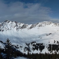 Vue sur la crete W de la val d'Illiez (Les Fornets et Sur les Luis)
