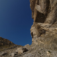 Dans le couloir de la pène Blanque