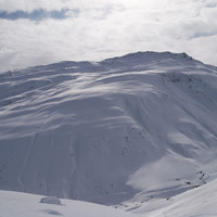 Il più ripido versante N dello Stotzingen Firsten 2752m presso il Tiefenbach 2106m