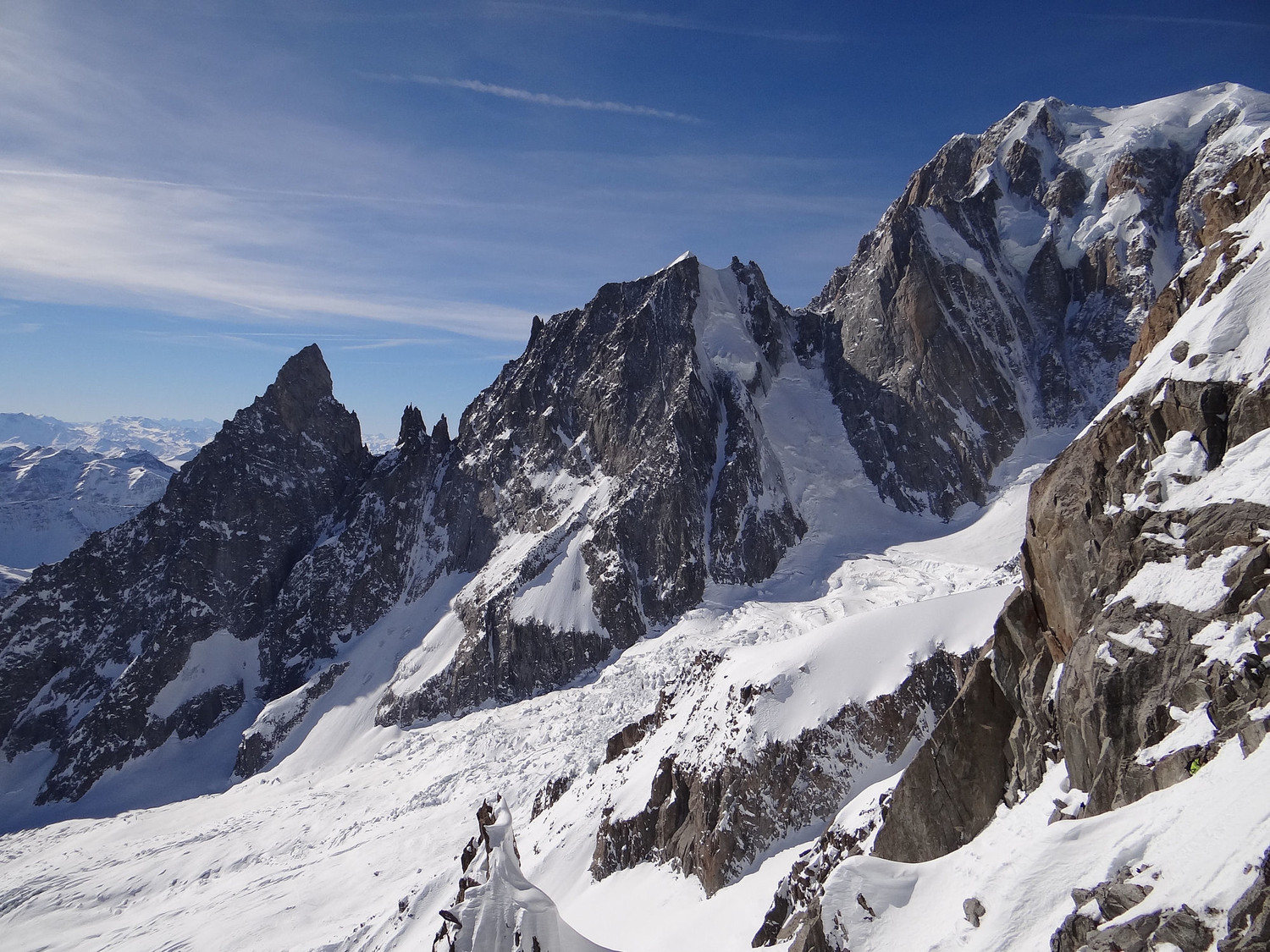 Glacier de la Brenva partie médiane - Camptocamp.org