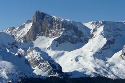 Pic de Bure et combe de Bure