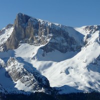 Pic de Bure et combe de Bure