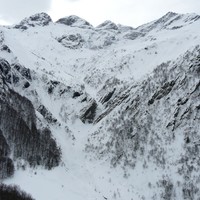 Vallon de la Lavine depuis le Rif du Sap