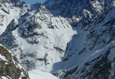 Tours de Boverjat, Col du Chéret (versant W)
