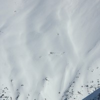 Le refuge Temple Ecrins sous la neige