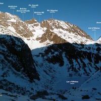 Versant SE du massif Grand Barbat - Pic Isardé - Pic de Ségalas