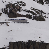 Refuge de Leschaux fin d'hiver