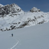 Face à la Pointe de Bazel et la Pointe de Calabre