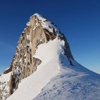Dalla Bocchetta di Monte Fumo 3350m circa  vista verso il Monte Fumo che è poco oltre questa sua anticima