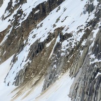 Il va falloir remonter ces pentes pour accéder au refuge