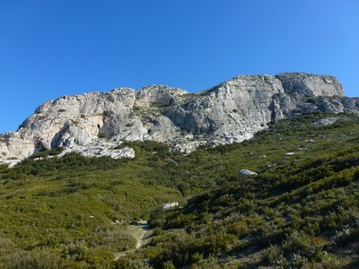 Vue générale de la falaise