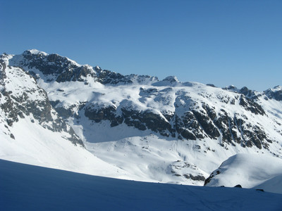 Vista verso la chamanna Jenatsch