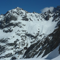 Tête et Col du Chéret : Face W
