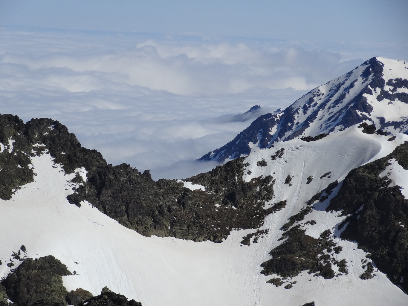 Pic de Coma Pedrosa couloir de l'alt