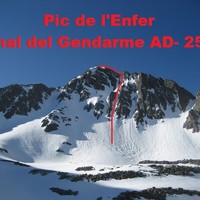 Pic de l'Enfer, Canal del Gendarme