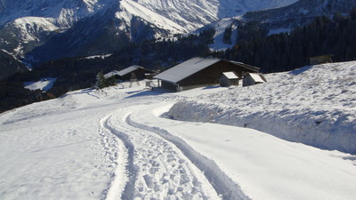 Neige bien présente sur la fin