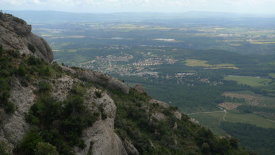 Collbató vist des del camí dels Francesos