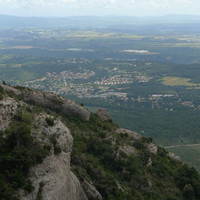 Collbató vist des del camí dels Francesos