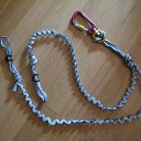 leash elastique double avec émerillon