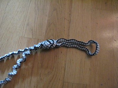 noeud en huit et boucle pour tête d'alouette noeud en huit et boucle pour tête d'alouette