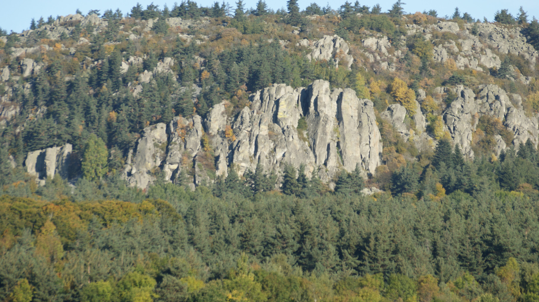 Vue générale de fay sur lignon