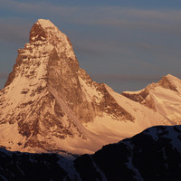 Matterhorn 4477m durante la salita all'Alphubel dalla Taschhutte