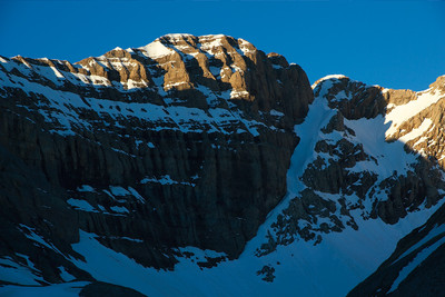 Pico de las Coronas, Diagonale du pico d'Espouy Pico de las Coronas, Diagonale du pico d'Espouy