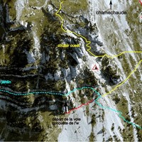 Accès au couloir W, au Jardin et à "Conquête de l'W"