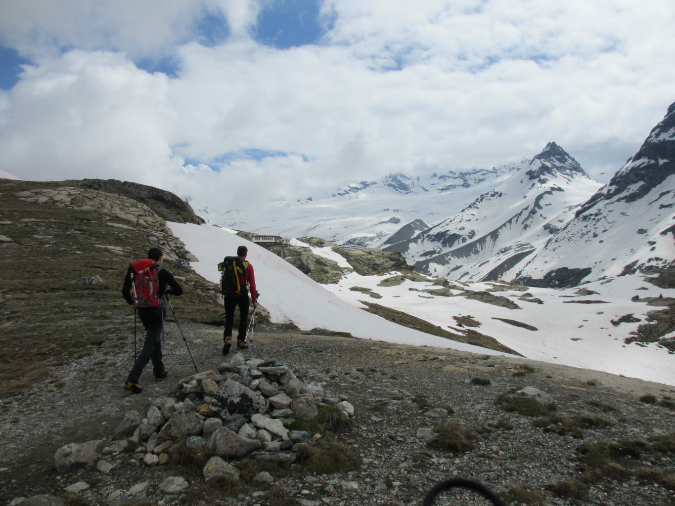 arrivée au refuge des evettes
