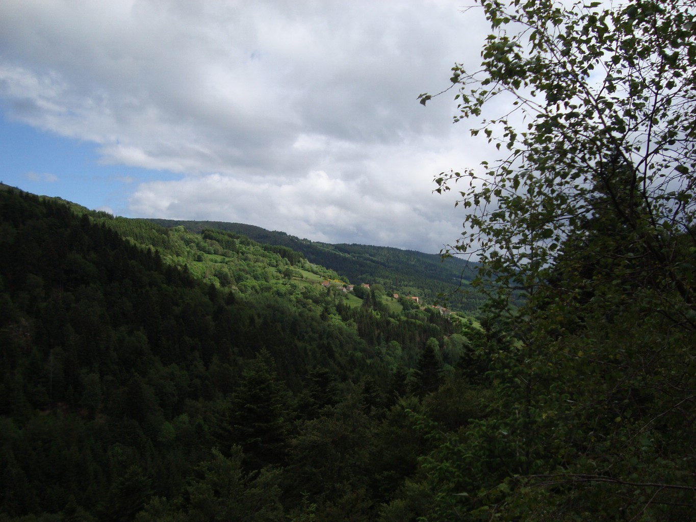 Depuis le rocher de la Faye