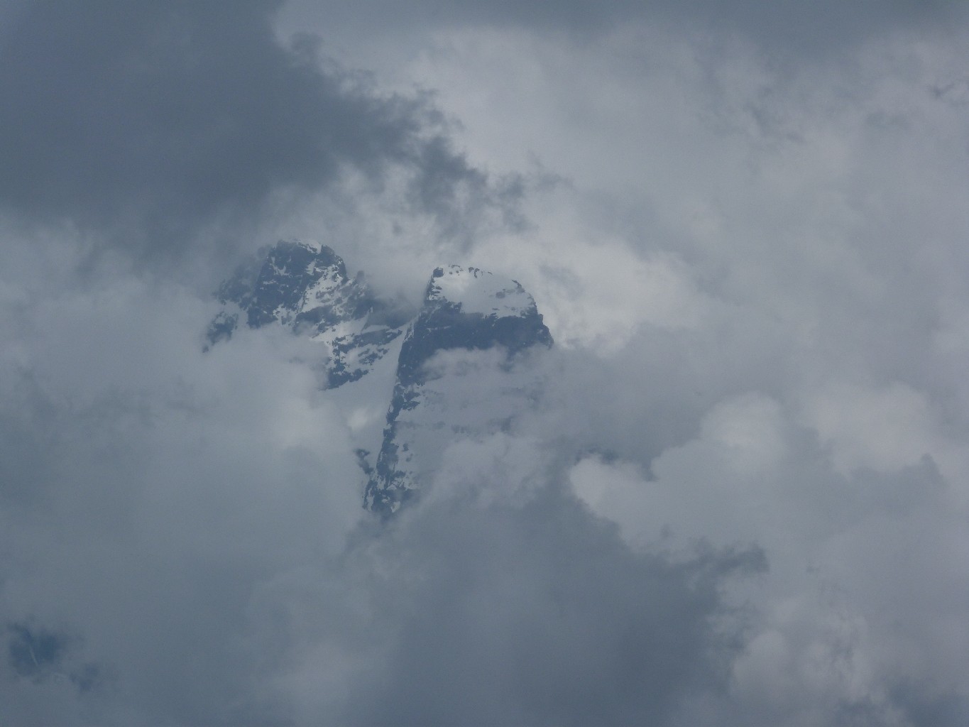 Dans les nuages...