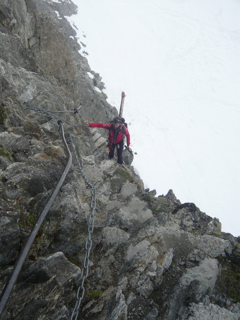 la montée au refuge