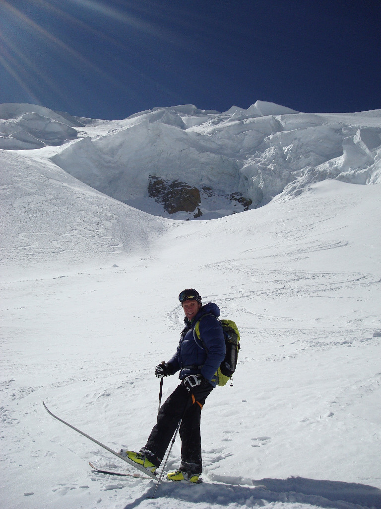 dans la descente de la face N