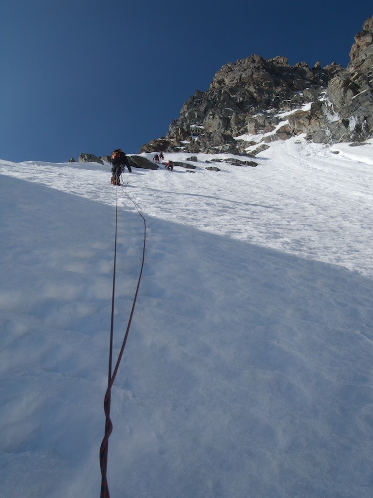 Circa a metà del canalone superiore