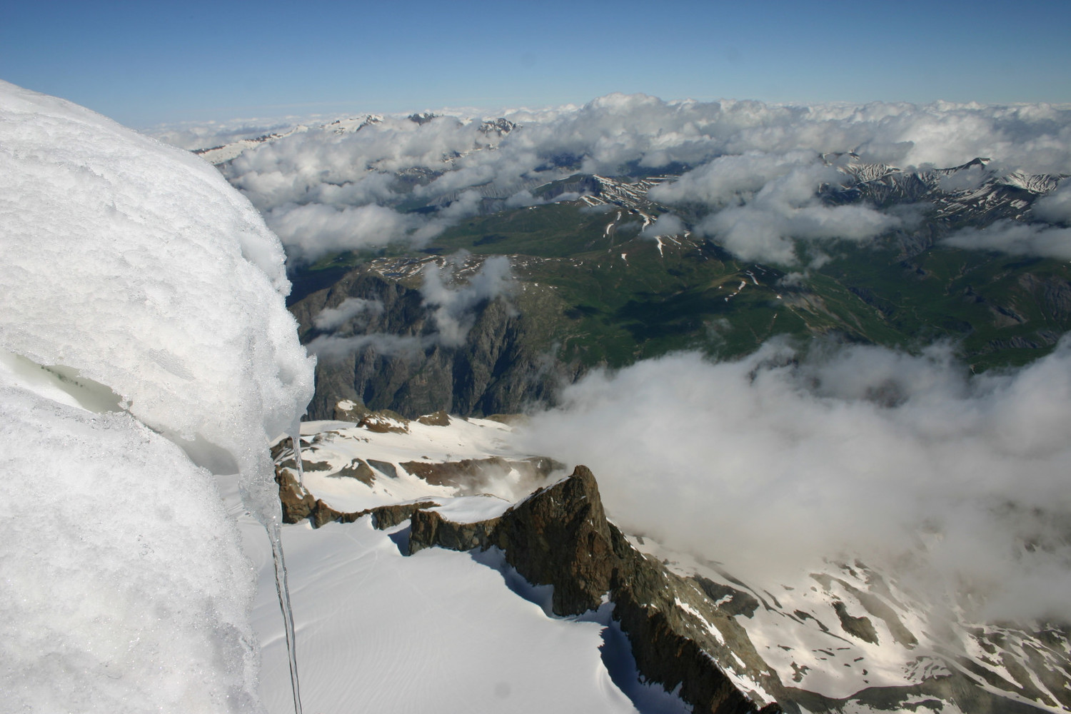 Plateau d'Emparis vu du Rateau Ouest