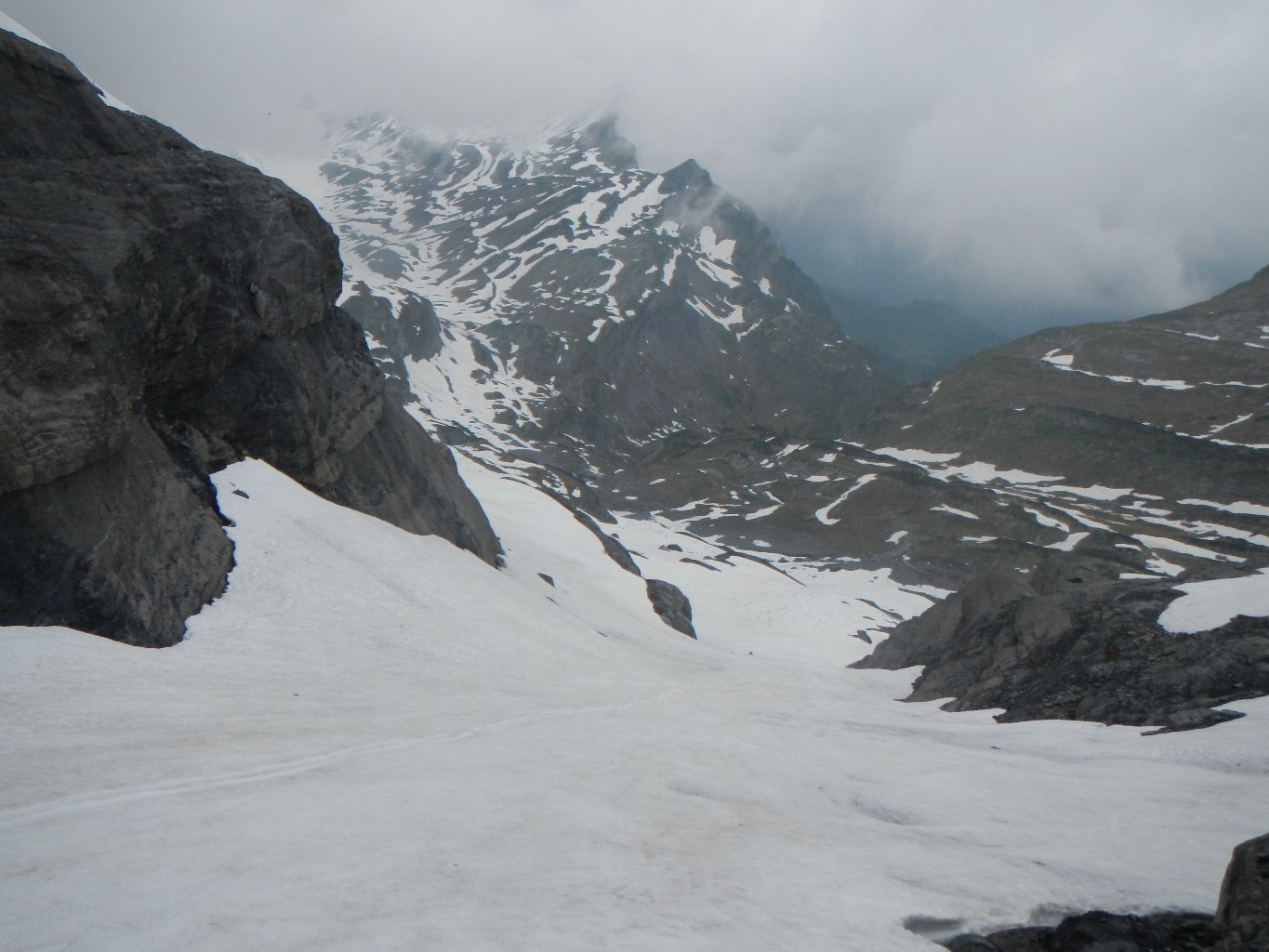 première pente du vallon