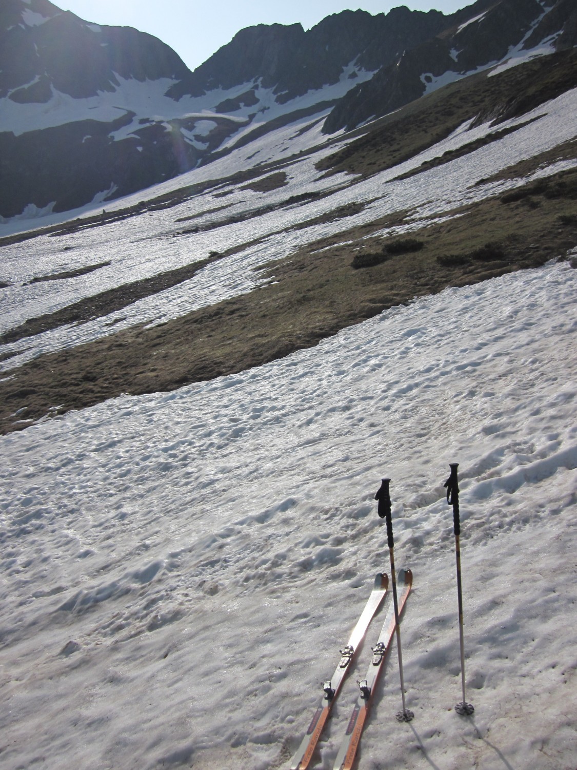 çà chausse. Au fond col de Soques