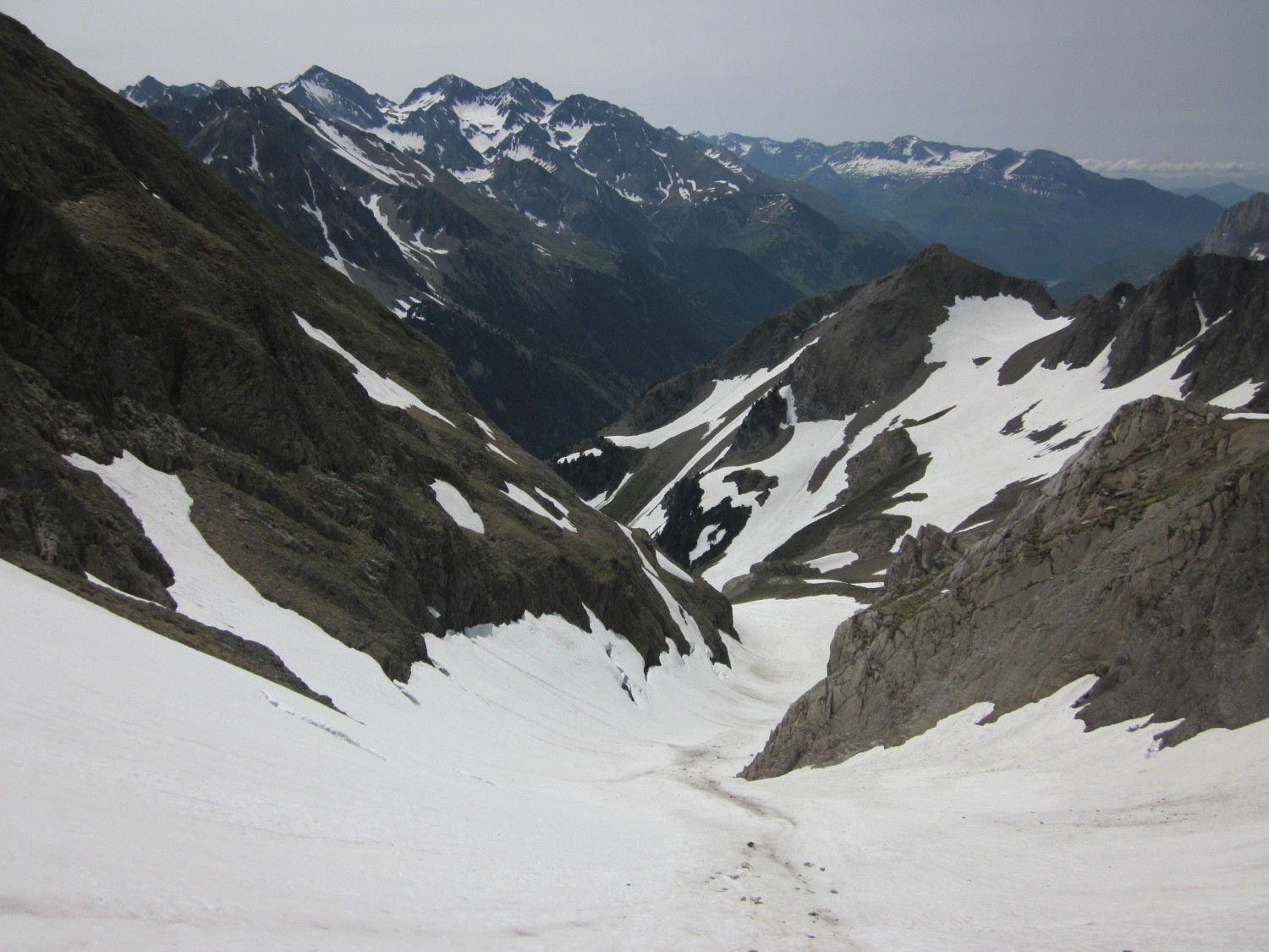 Versant SE du col de Soques