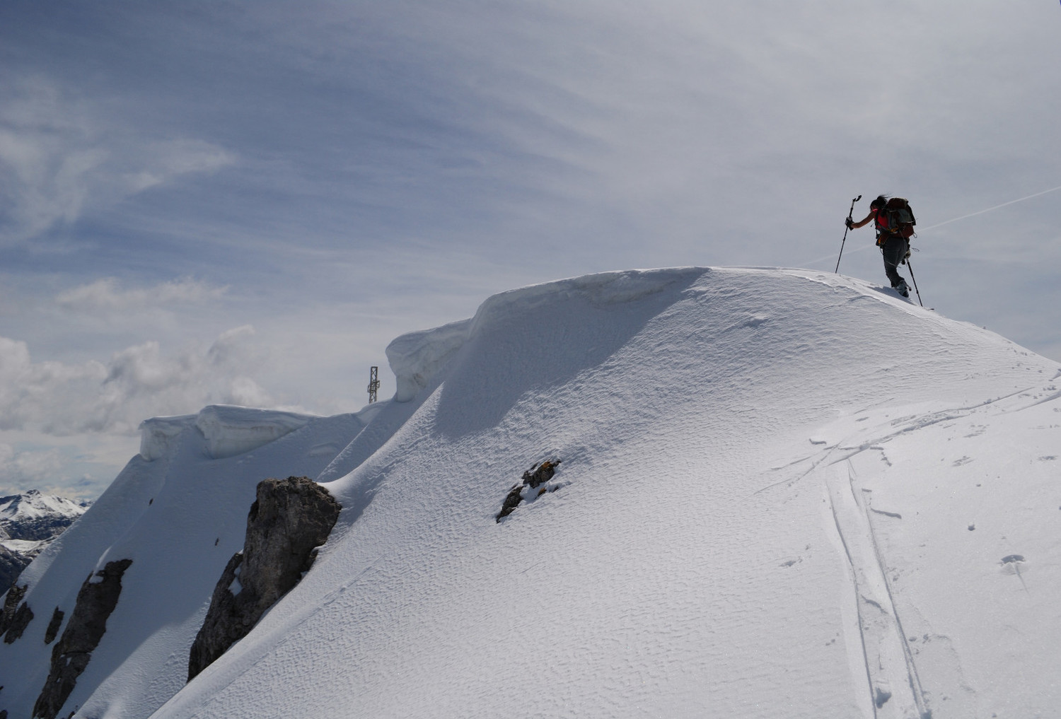 Laura arriva sul Grignone 2409m