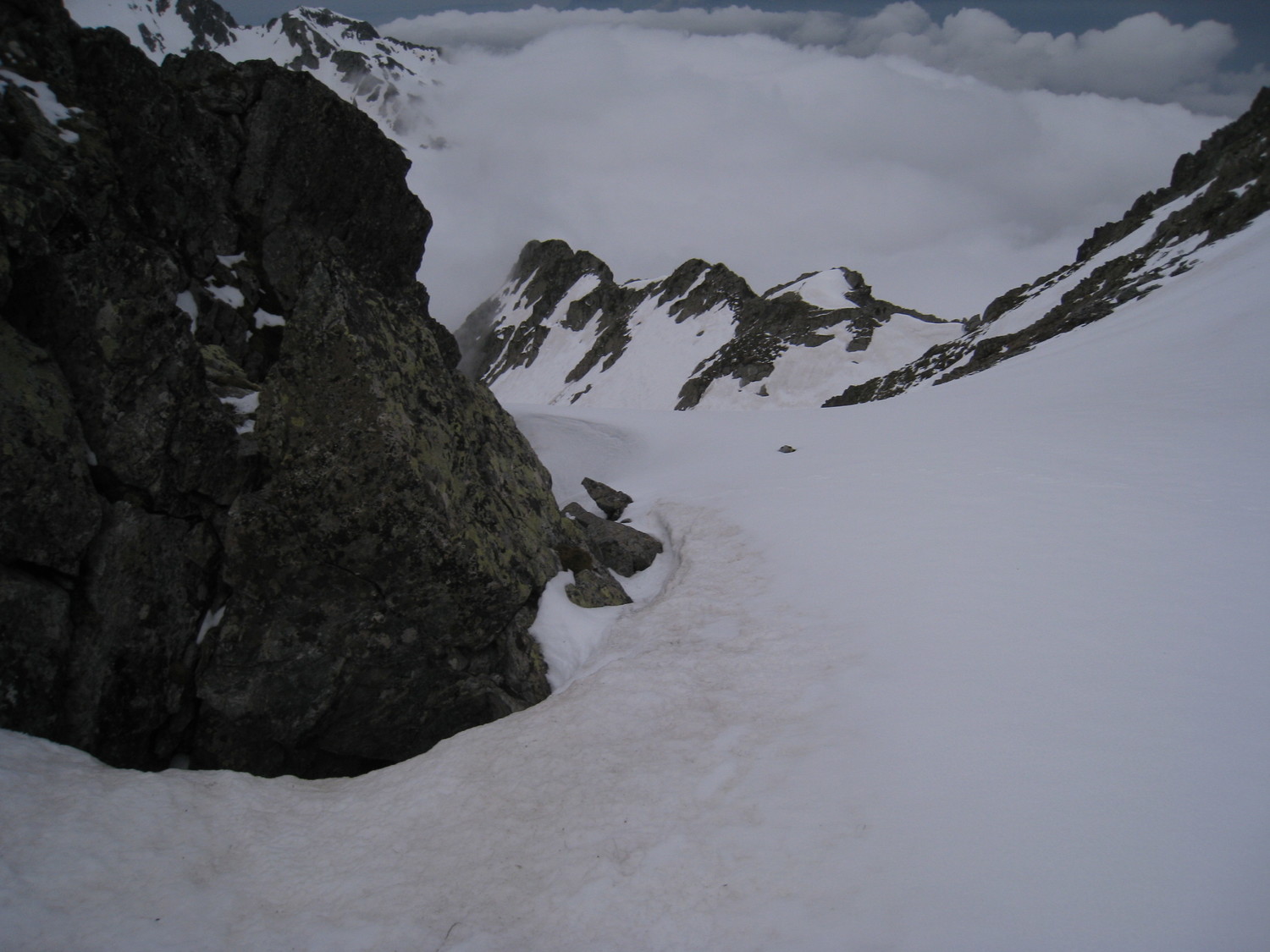 col de Gleysin(2578m) - regard vers le gl de Gleysin(versant W)