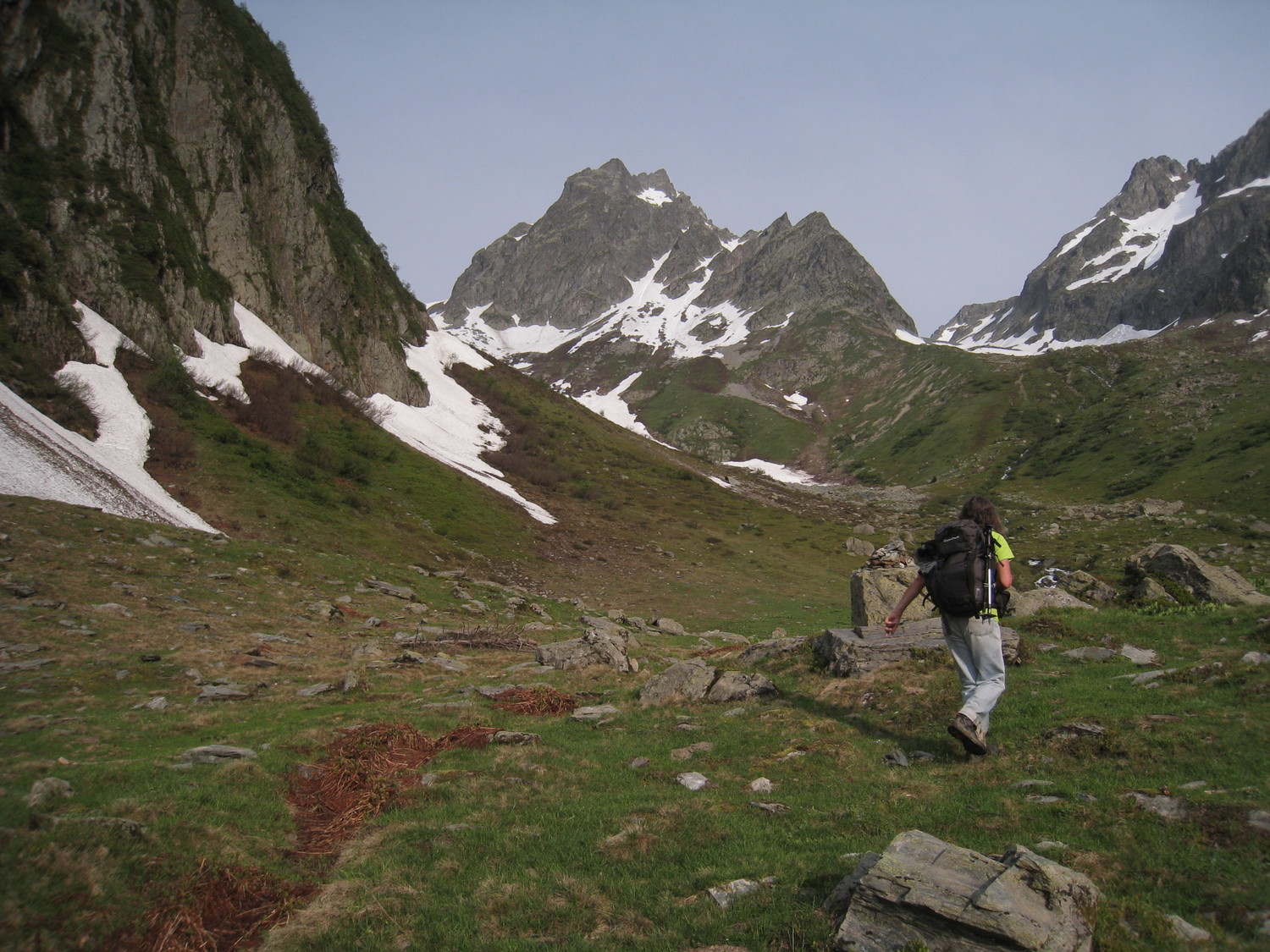 R, en montant vers l'Orselle