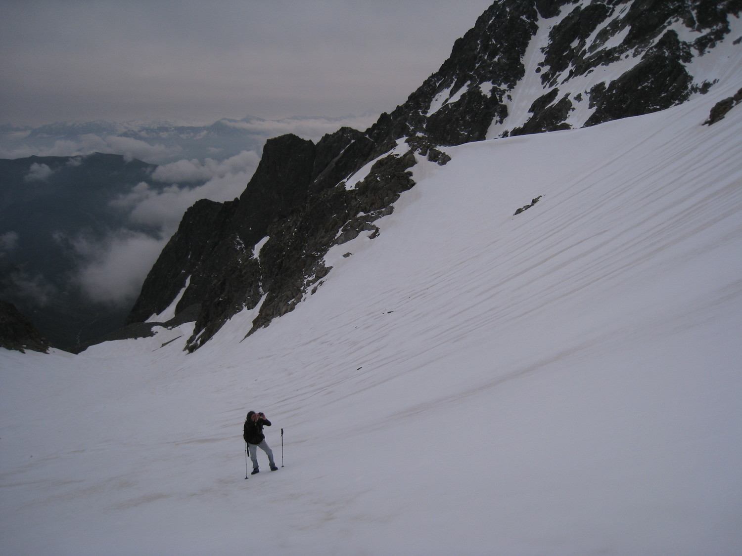 col Gleysin- R etraine ses nouveaux crampons